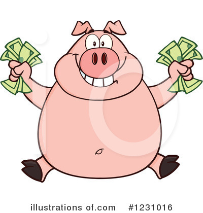 Cash Clipart #1231016 by Hit Toon