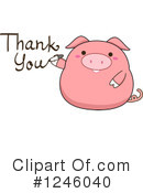 Pig Clipart #1246040 by BNP Design Studio