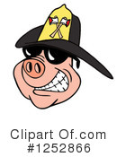 Pig Clipart #1252866 by LaffToon
