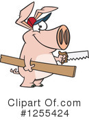 Pig Clipart #1255424 by toonaday