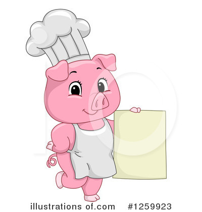 Pig Chef Clipart #1259923 by BNP Design Studio
