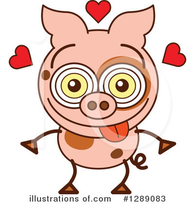 Royalty-Free (RF) Pig Clipart Illustration by Zooco - Stock Sample #1289083