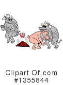 Pig Clipart #1355844 by LaffToon