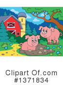 Pig Clipart #1371834 by visekart