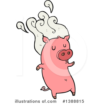 Royalty-Free (RF) Pig Clipart Illustration by lineartestpilot - Stock Sample #1388815