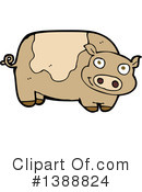Pig Clipart #1388824 by lineartestpilot