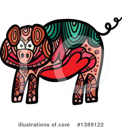 Royalty-Free (RF) Pig Clipart Illustration by Prawny - Stock Sample #1389122