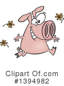 Pig Clipart #1394982 by toonaday
