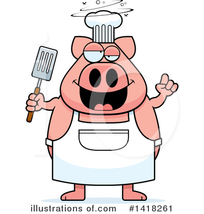 Royalty-Free (RF) Pig Clipart Illustration by Cory Thoman - Stock Sample #1418261