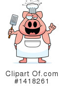 Pig Clipart #1418261 by Cory Thoman