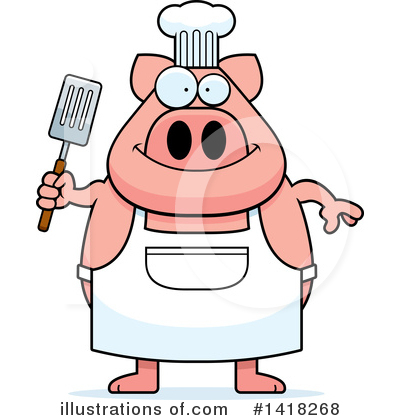 Royalty-Free (RF) Pig Clipart Illustration by Cory Thoman - Stock Sample #1418268