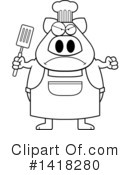 Pig Clipart #1418280 by Cory Thoman