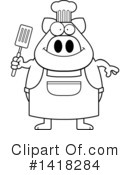 Pig Clipart #1418284 by Cory Thoman