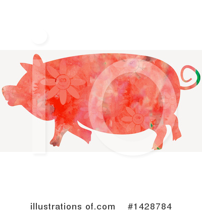 Royalty-Free (RF) Pig Clipart Illustration by Prawny - Stock Sample #1428784