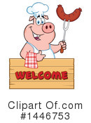 Pig Clipart #1446753 by Hit Toon