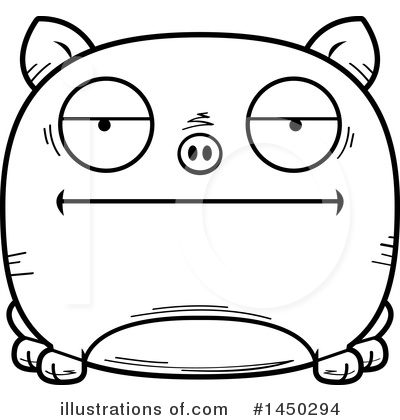 Royalty-Free (RF) Pig Clipart Illustration by Cory Thoman - Stock Sample #1450294