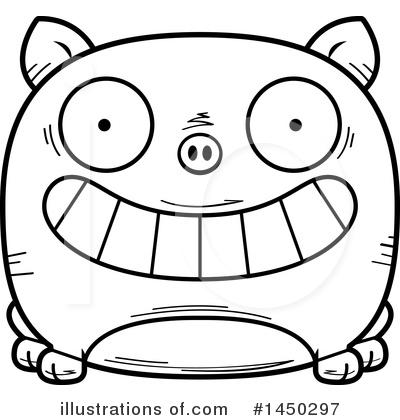 Royalty-Free (RF) Pig Clipart Illustration by Cory Thoman - Stock Sample #1450297