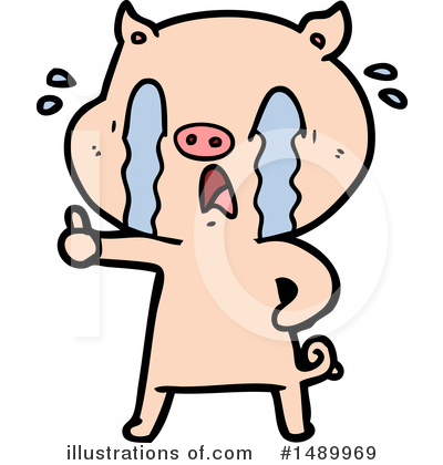Royalty-Free (RF) Pig Clipart Illustration by lineartestpilot - Stock Sample #1489969
