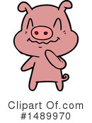 Pig Clipart #1489970 by lineartestpilot