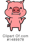 Pig Clipart #1489978 by lineartestpilot