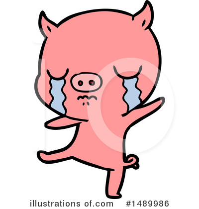 Royalty-Free (RF) Pig Clipart Illustration by lineartestpilot - Stock Sample #1489986