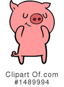 Pig Clipart #1489994 by lineartestpilot