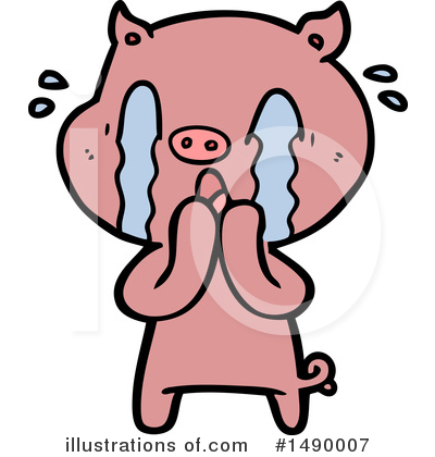 Royalty-Free (RF) Pig Clipart Illustration by lineartestpilot - Stock Sample #1490007