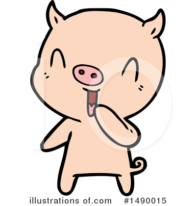 Royalty-Free (RF) Pig Clipart Illustration by lineartestpilot - Stock Sample #1490015