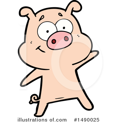 Royalty-Free (RF) Pig Clipart Illustration by lineartestpilot - Stock Sample #1490025