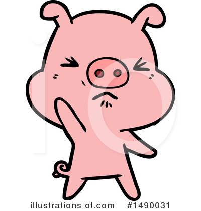 Royalty-Free (RF) Pig Clipart Illustration by lineartestpilot - Stock Sample #1490031