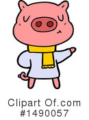 Pig Clipart #1490057 by lineartestpilot