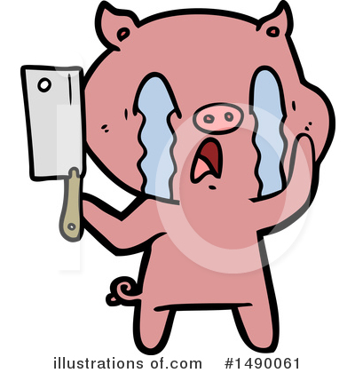Royalty-Free (RF) Pig Clipart Illustration by lineartestpilot - Stock Sample #1490061