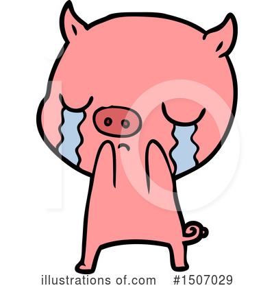 Royalty-Free (RF) Pig Clipart Illustration by lineartestpilot - Stock Sample #1507029