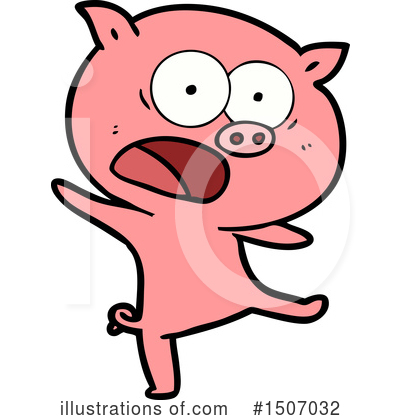 Royalty-Free (RF) Pig Clipart Illustration by lineartestpilot - Stock Sample #1507032