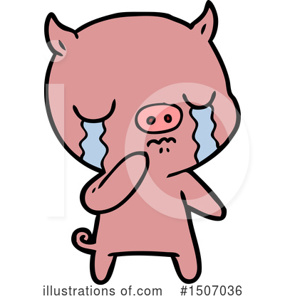Royalty-Free (RF) Pig Clipart Illustration by lineartestpilot - Stock Sample #1507036