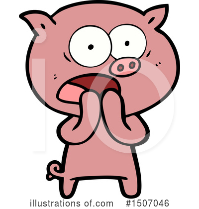 Royalty-Free (RF) Pig Clipart Illustration by lineartestpilot - Stock Sample #1507046