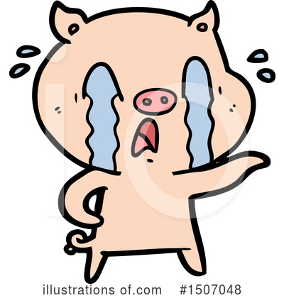 Royalty-Free (RF) Pig Clipart Illustration by lineartestpilot - Stock Sample #1507048