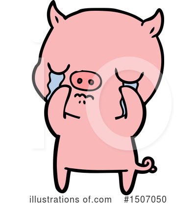 Royalty-Free (RF) Pig Clipart Illustration by lineartestpilot - Stock Sample #1507050