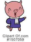 Pig Clipart #1507059 by lineartestpilot