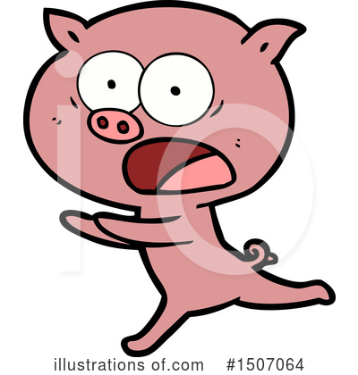Royalty-Free (RF) Pig Clipart Illustration by lineartestpilot - Stock Sample #1507064