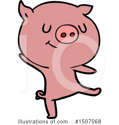 Royalty-Free (RF) Pig Clipart Illustration by lineartestpilot - Stock Sample #1507068