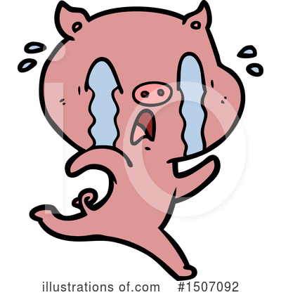 Royalty-Free (RF) Pig Clipart Illustration by lineartestpilot - Stock Sample #1507092