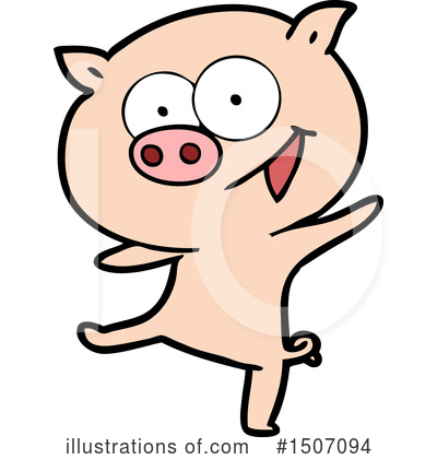 Royalty-Free (RF) Pig Clipart Illustration by lineartestpilot - Stock Sample #1507094