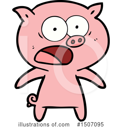 Royalty-Free (RF) Pig Clipart Illustration by lineartestpilot - Stock Sample #1507095