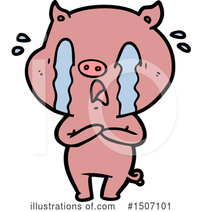 Royalty-Free (RF) Pig Clipart Illustration by lineartestpilot - Stock Sample #1507101