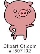 Pig Clipart #1507102 by lineartestpilot