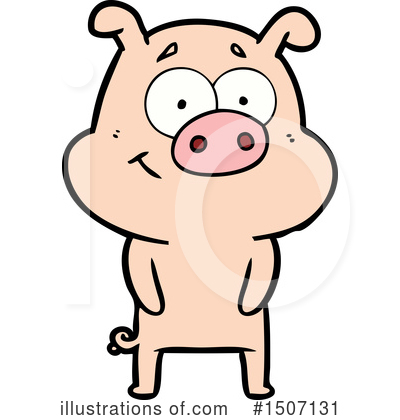 Royalty-Free (RF) Pig Clipart Illustration by lineartestpilot - Stock Sample #1507131