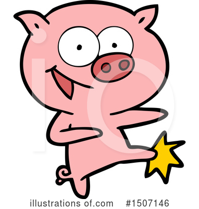 Royalty-Free (RF) Pig Clipart Illustration by lineartestpilot - Stock Sample #1507146