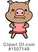 Pig Clipart #1507148 by lineartestpilot