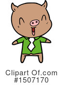 Pig Clipart #1507170 by lineartestpilot